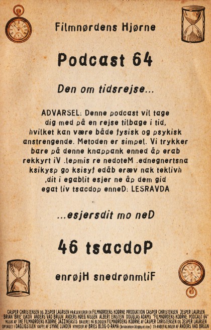 Podcast 64 (Den om tidsrejse...)